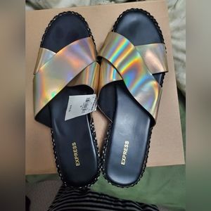 Womens Express size 10 sandals/slippers